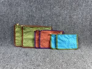 Estée Lauder Cosmetic Makeup Pouch Set of 6 New No Tags Zipper Bags
